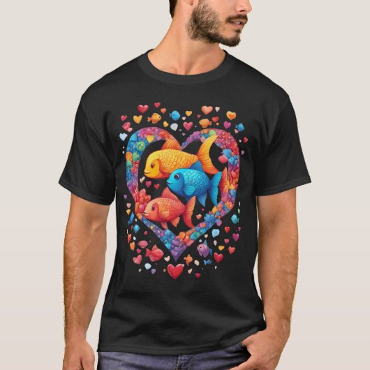 レインボーフィッシュ Tシャツ (正面)