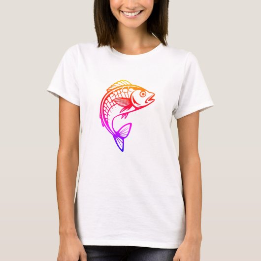 レインボーフィッシュ Tシャツ (正面)