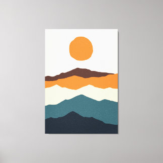 レインボーフィールド キャンバスプリント