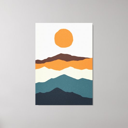 レインボーフィールド キャンバスプリント (正面)