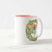 レインボーフェアリーイニシャル 'C' ツートーンマグカップ (正面右)