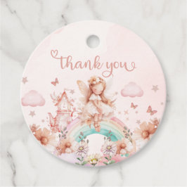 レインボーフェアリーガール魔法ティーポット誕生日 フェイバータグ