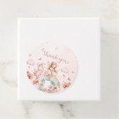 レインボーフェアリーガール魔法ティーポット誕生日 フェイバータグ (インサイチュ)