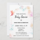 *~*レインボーフェアリーダストベビーシャワー招待状 招待状 (裏面)