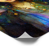 レインボーフェアリーファンタジーアートポスター ポスター (角)