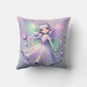 レインボーフェアリープリンセスと牡丹フローラガールズ クッション (裏面)