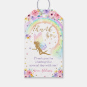 レインボーフェアリーメッセージカード ギフトタグ (正面)