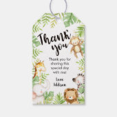 レインボーフェアリーメッセージカード ギフトタグ (正面)