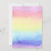 レインボーフェアリー招待状 招待状 (裏面)