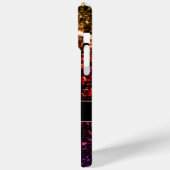 レインボーフェイクグリッタースパークルきらきら光るモノグラム Case-Mate iPhoneケース (裏面 / 左)