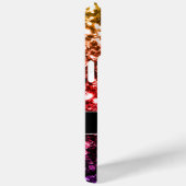 レインボーフェイクグリッタースパークルきらきら光るモノグラム Case-Mate iPhoneケース (裏面 / 右)