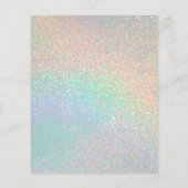 レインボーフェイクグリッター美しいサロン チラシ (裏面)