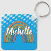 レインボーフェイク素朴紙 キーホルダー (裏面)