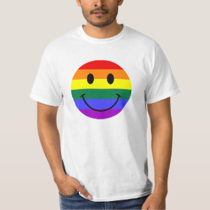 レインボーフェイス Tシャツ