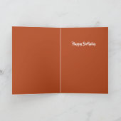 レインボーフェザー付き水彩幻想的フクロウ カード (内部)