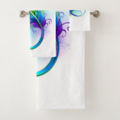 レインボーフェザー付き無限記号 バスタオルセット (インサイチュ)