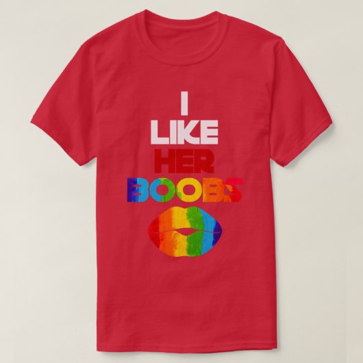 レインボーフェミニズム女性ギフトLGBT Tシャツ (デザイン正面)