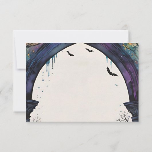 レインボーフォレストキャッスルアーチハンドスト異教のング 出欠カード (裏面)