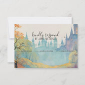 レインボーフォレストキャッスルアーチハンドスト異教のング 出欠カード (正面)