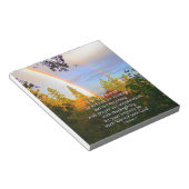 レインボーフォレストクリスチャン聖なる書物、 経典聖句 ノートパッド (アングル)