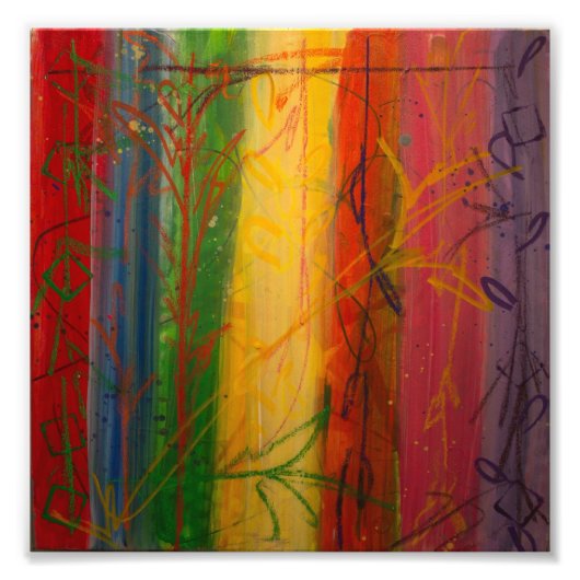 レインボーフォレストバイブライス&メアリー フォトプリント            (正面)