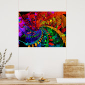 レインボーフォレストポスター ポスター (キッチン)