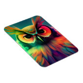 レインボーフクロウ マグネット (右側)