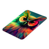 レインボーフクロウ マグネット (左側)