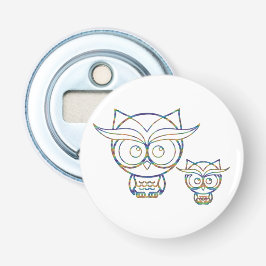 レインボーフクロウ 栓抜き