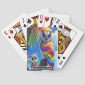 レインボーフクロウPerchかわいい名前の子供マッチゲーム トランプ (裏面)