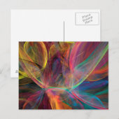 レインボーフラクタルアート ポストカード (正面/裏面)