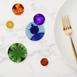 レインボーフラクタル紙吹雪 コンフェッティ