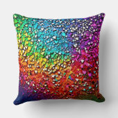 レインボーフラグメントモザイク クッション (裏面)