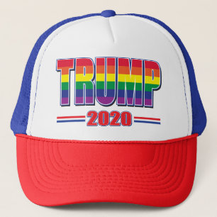 レインボーフラグ-トランプ-2020 キャップ