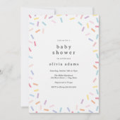 レインボーフラストレンズベビーパッシル 招待状 (正面)