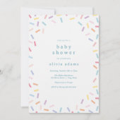 レインボーフラストレンズベビーパッシル 招待状 (正面)