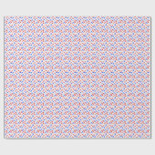 レインボーフラストレンズ赤白青アメリカ国旗 ラッピングペーパー (フラット)