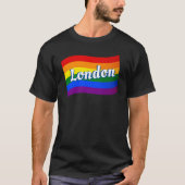 レインボーフラッグゲイプライドLGBT LGBTQ Tシャツ (正面)