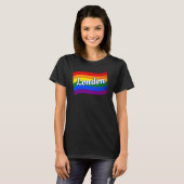 レインボーフラッグゲイプライドLGBT LGBTQ Tシャツ (正面フル)