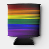 レインボーフラッグフォームクーラーボックス 缶クーラー (正面)