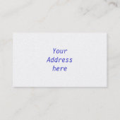 レインボーフラッグボタン+サインまたは文字 名刺 (裏面)