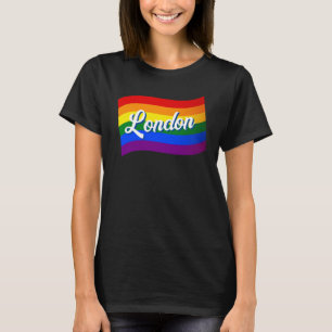 レインボーフラッグ英国ゲイプライドLGBT Tシャツ