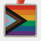 レインボーフラッグ - LGBTQIA - 名前入り - オーナメント (正面)