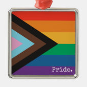 レインボーフラッグ - LGBTQIA - 名前入り - オーナメント (正面)