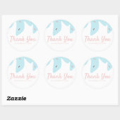 レインボーフラッシュアイスクリームケーキつや消しピンク ラウンドシール (シート)