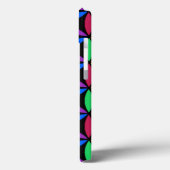 レインボーフラワーオブライフパターンケースメイトiPhone Ca Case-Mate iPhoneケース (裏面 / 左)