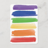 レインボーフラワーゲイレズ詳細結婚ズ エンクロージャーカード (裏面)