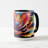 レインボーフラワーコーヒーマグ マグカップ (正面右)