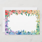 レインボーフラワーズLGBTウェディング セーブザデート (裏面)