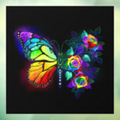 レインボーフラワーバタフライ ウィンドウサイン (シート3)